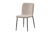 Chaise de Salle à Manger ALICYA Velours Côtelé ou Bouclé - 42 x 57 cm