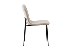 Chaise de Salle à Manger ALICYA Velours Côtelé ou Bouclé - 42 x 57 cm