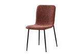Chaise de Salle à Manger ALICYA Velours Côtelé ou Bouclé - 42 x 57 cm
