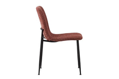 Chaise de Salle à Manger ALICYA Velours Côtelé ou Bouclé - 42 x 57 cm
