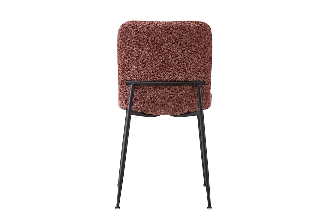 Chaise de Salle à Manger ALICYA Velours Côtelé ou Bouclé - 42 x 57 cm