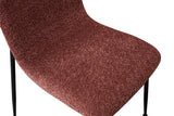 Chaise de Salle à Manger ALICYA Velours Côtelé ou Bouclé - 42 x 57 cm
