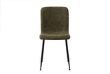 Chaise de Salle à Manger ALICYA Velours Côtelé ou Bouclé - 42 x 57 cm