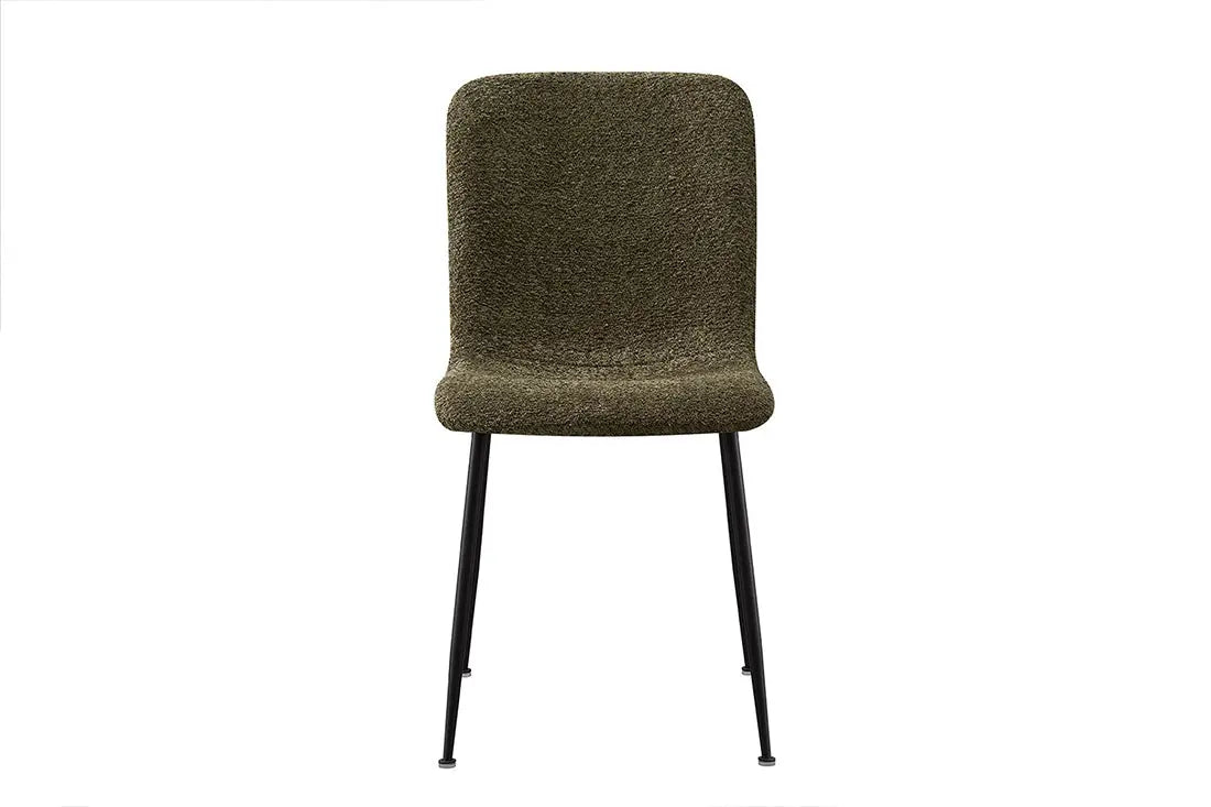 Chaise de Salle à Manger ALICYA Velours Côtelé ou Bouclé - 42 x 57 cm