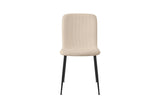 Chaise de Salle à Manger ALICYA Velours Côtelé ou Bouclé - 42 x 57 cm