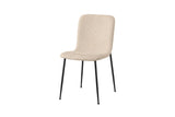 Chaise de Salle à Manger ALICYA Velours Côtelé ou Bouclé - 42 x 57 cm