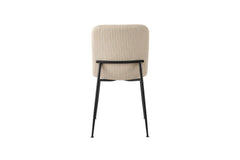 Chaise de Salle à Manger ALICYA Velours Côtelé ou Bouclé - 42 x 57 cm