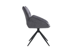 Chaises Pivotantes de Salle à Manger MAHY avec Accoudoirs - 90 x 60 cm