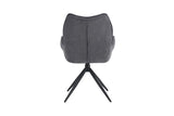 Chaises Pivotantes de Salle à Manger MAHY avec Accoudoirs - 90 x 60 cm