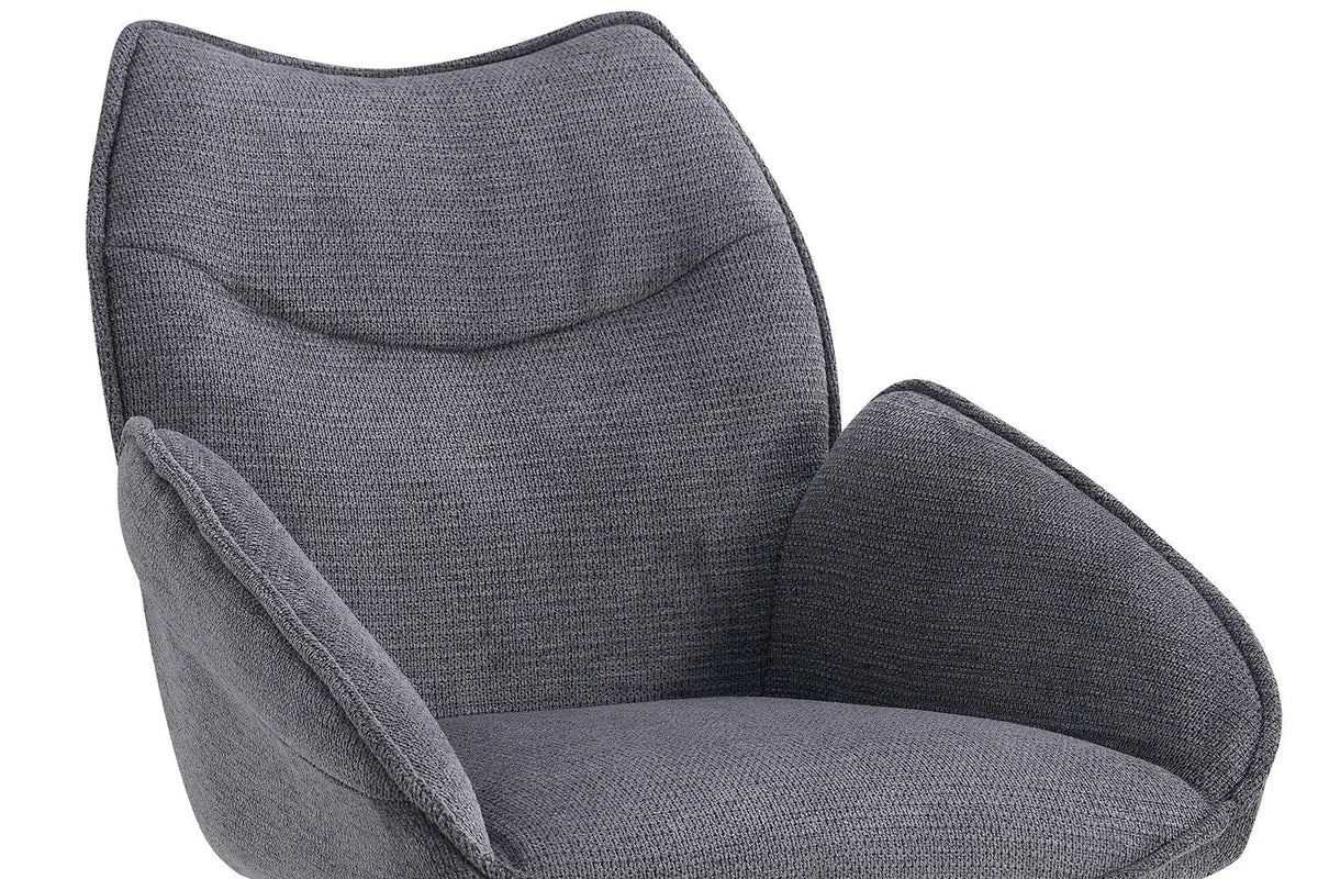 Chaises Pivotantes de Salle à Manger MAHY avec Accoudoirs - 90 x 60 cm