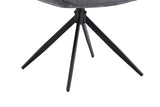 Chaises Pivotantes de Salle à Manger MAHY avec Accoudoirs - 90 x 60 cm