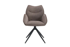 Chaises Pivotantes de Salle à Manger MAHY avec Accoudoirs - 90 x 60 cm