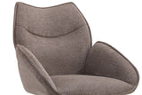 Chaises Pivotantes de Salle à Manger MAHY avec Accoudoirs - 90 x 60 cm