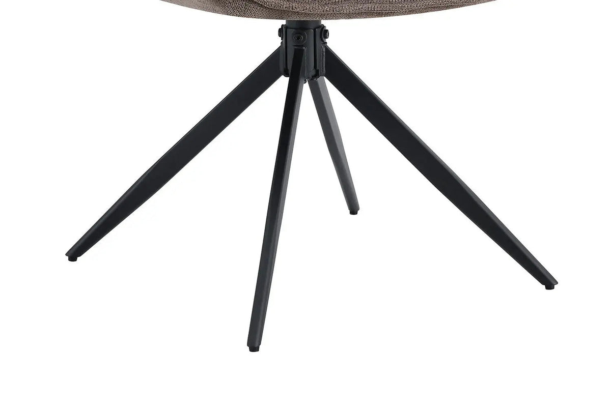 Chaises Pivotantes de Salle à Manger MAHY avec Accoudoirs - 90 x 60 cm