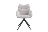 Chaises Pivotantes de Salle à Manger MAHY avec Accoudoirs - 90 x 60 cm