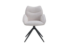 Chaises Pivotantes de Salle à Manger MAHY avec Accoudoirs - 90 x 60 cm