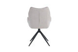 Chaises Pivotantes de Salle à Manger MAHY avec Accoudoirs - 90 x 60 cm