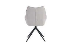 Chaises Pivotantes de Salle à Manger MAHY avec Accoudoirs - 90 x 60 cm