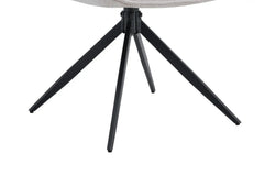 Chaises Pivotantes de Salle à Manger MAHY avec Accoudoirs - 90 x 60 cm