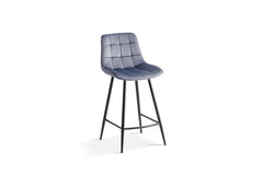 Chaises de Bar JULIA Velours - 46 x 36 cm