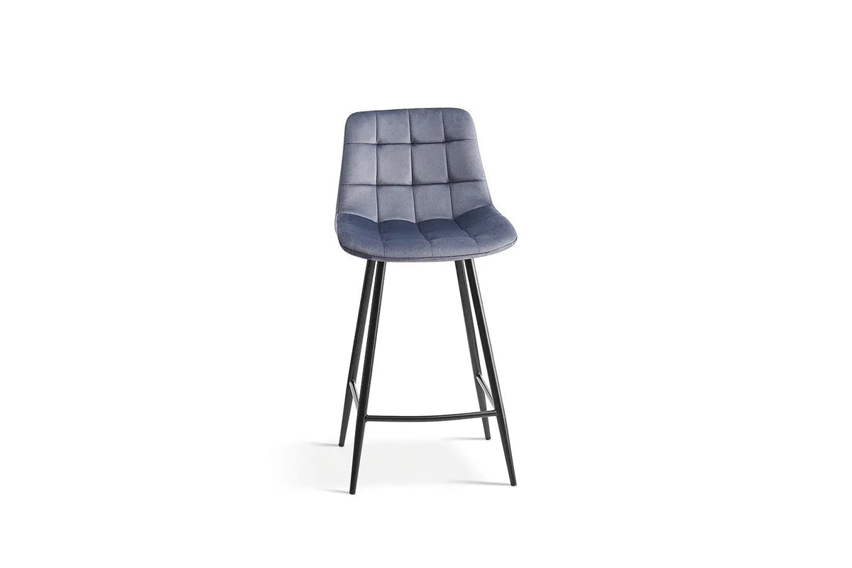 Chaises de Bar JULIA Velours - 46 x 36 cm