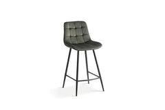 Chaises de Bar JULIA Velours - 46 x 36 cm