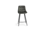 Chaises de Bar JULIA Velours - 46 x 36 cm