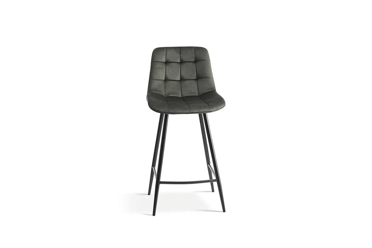 Chaises de Bar JULIA Velours - 46 x 36 cm