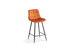 Chaises de Bar JULIA Velours - 46 x 36 cm