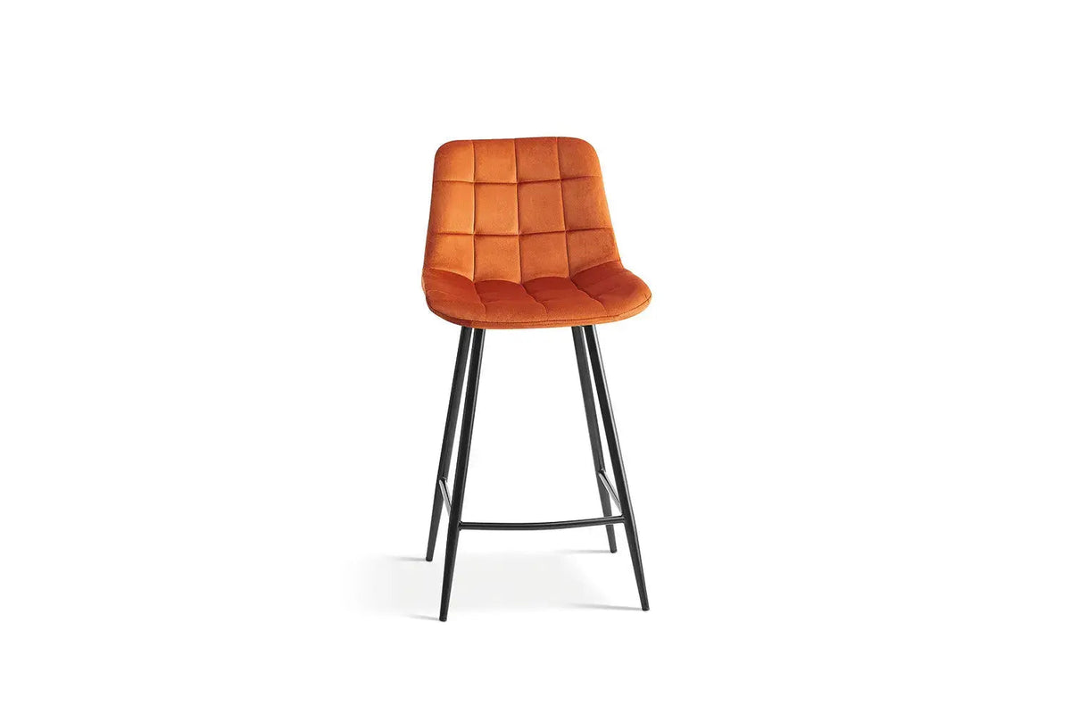 Chaises de Bar JULIA Velours - 46 x 36 cm