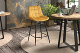 Chaises de Bar JULIA Velours - 46 x 36 cm