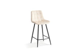 Chaises de Bar JULIA Velours - 46 x 36 cm