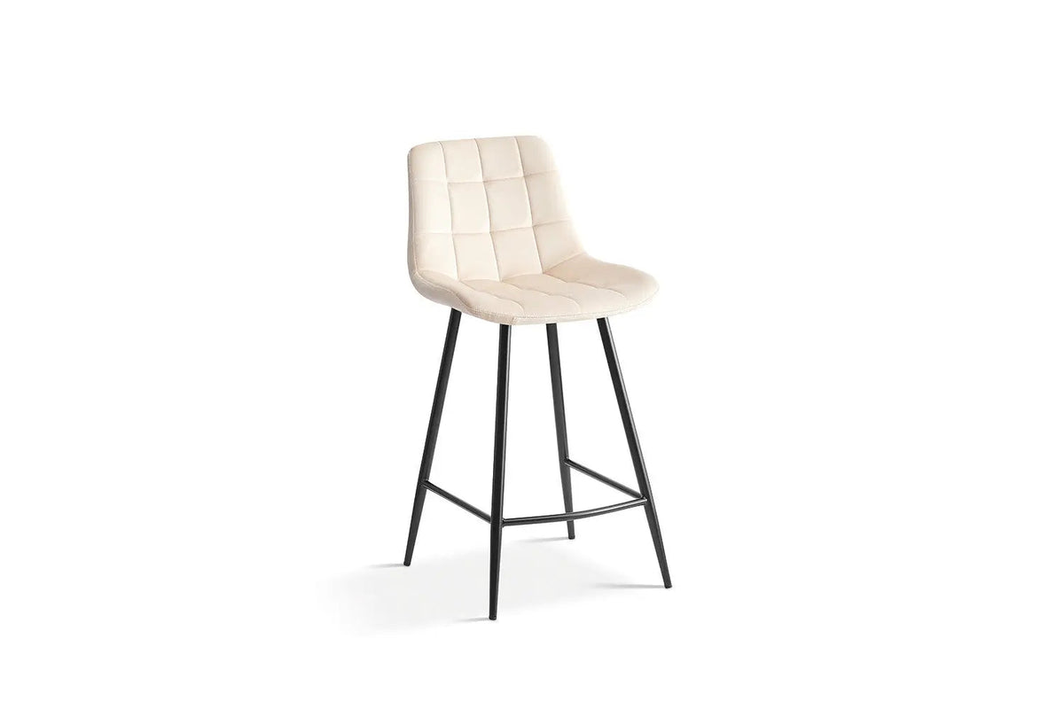 Chaises de Bar JULIA Velours - 46 x 36 cm