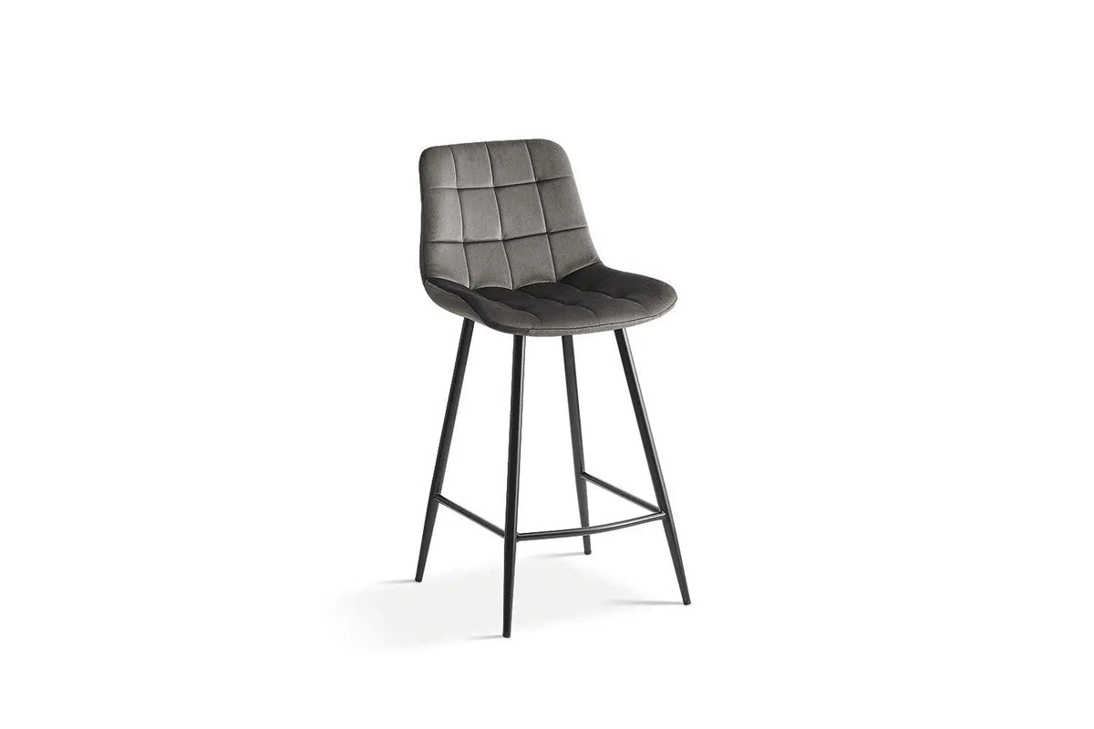 Chaises de Bar JULIA Velours - 46 x 36 cm