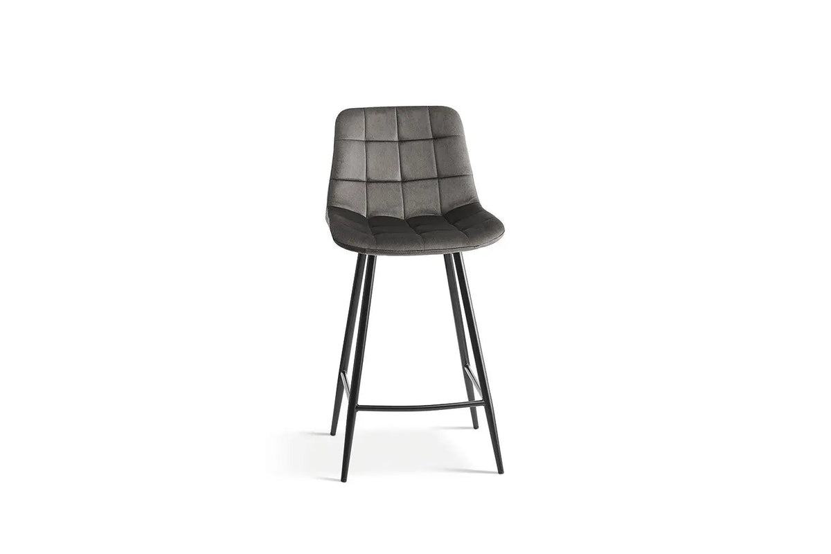 Chaises de Bar JULIA Velours - 46 x 36 cm