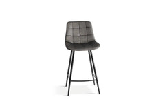 Chaises de Bar JULIA Velours - 46 x 36 cm