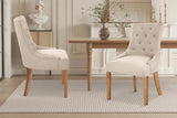 Chaises de Salle à Manger FANCYA Sable - 56 x 60 cm