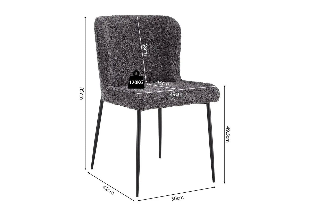 Chaises de Salle à Manger LISE - 58 x 52 cm