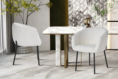 Chaises de Salle à Manger SAVINA avec Accoudoirs - 57 x 62 cm