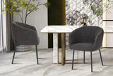 Chaises de Salle à Manger SAVINA avec Accoudoirs - 57 x 62 cm