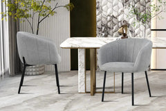 Chaises de Salle à Manger SAVINA avec Accoudoirs - 57 x 62 cm