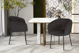 Chaises de Salle à Manger SAVINA avec Accoudoirs - 57 x 62 cm