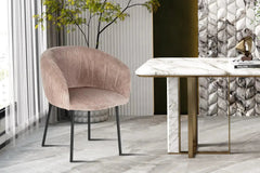 Chaises de Salle à Manger SAVINA avec Accoudoirs - 57 x 62 cm