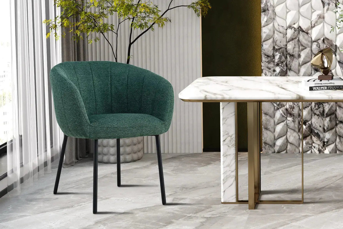 Chaises de Salle à Manger SAVINA avec Accoudoirs - 57 x 62 cm