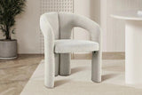Chaises de Salle à Manger avec Accoudoirs BEJAYA en Tissu - 63 x 62 cm