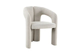 Chaises de Salle à Manger avec Accoudoirs BEJAYA en Tissu - 63 x 62 cm