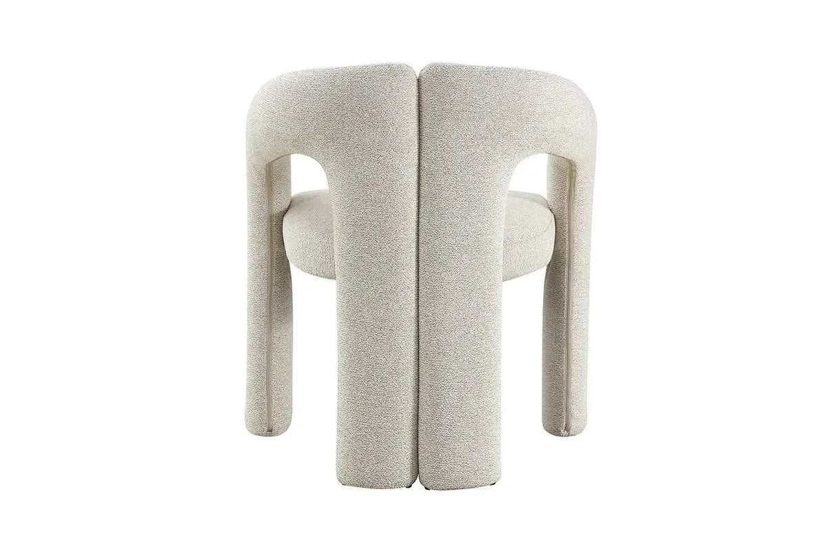 Chaises de Salle à Manger avec Accoudoirs BEJAYA en Tissu - 63 x 62 cm