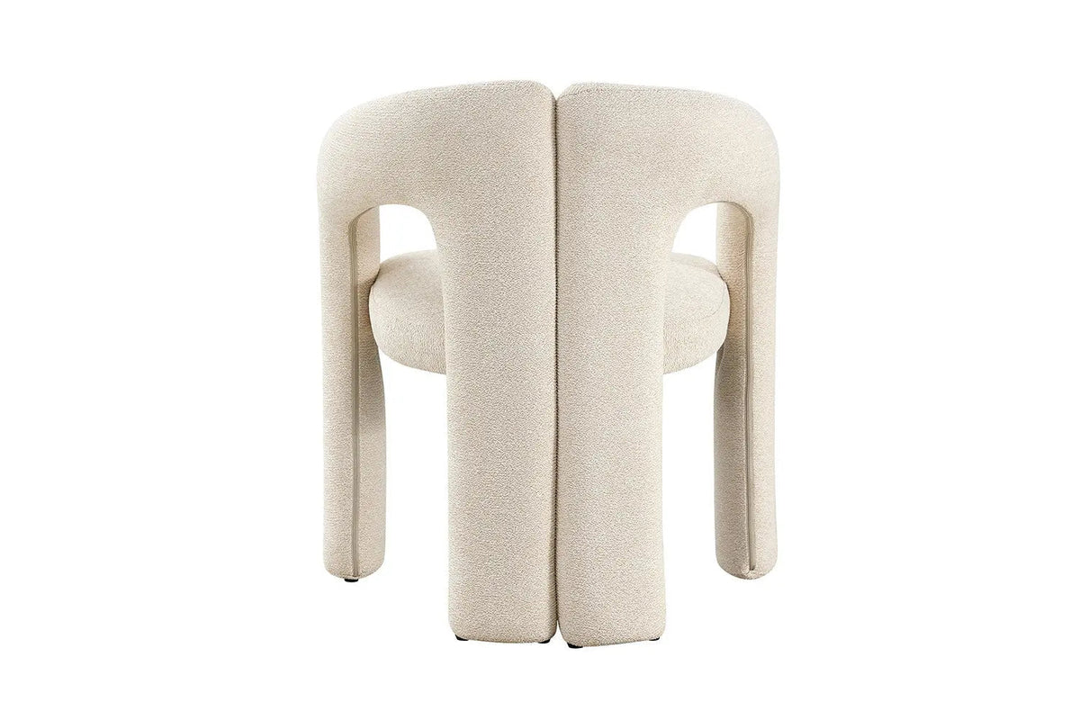Chaises de Salle à Manger avec Accoudoirs BEJAYA en Tissu - 63 x 62 cm