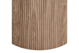 Console ATHENS avec un plateau en céramique, blanc, marron foncé 40 x 120 x 78 cm