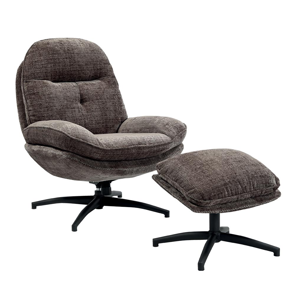Fauteuil BRANSON avec repose-pieds